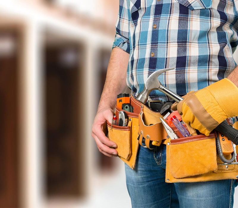 Handyman at work